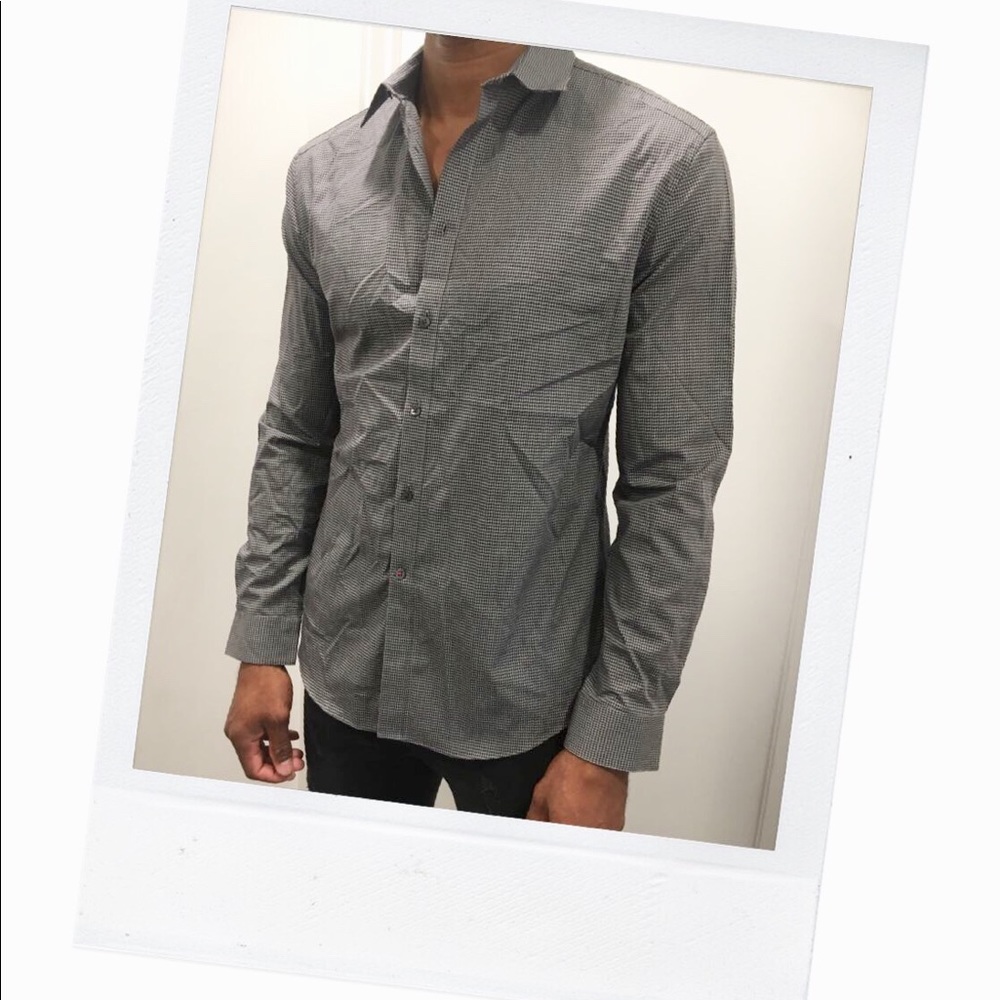 Calvin Klein extreme slim fit button down shirt
